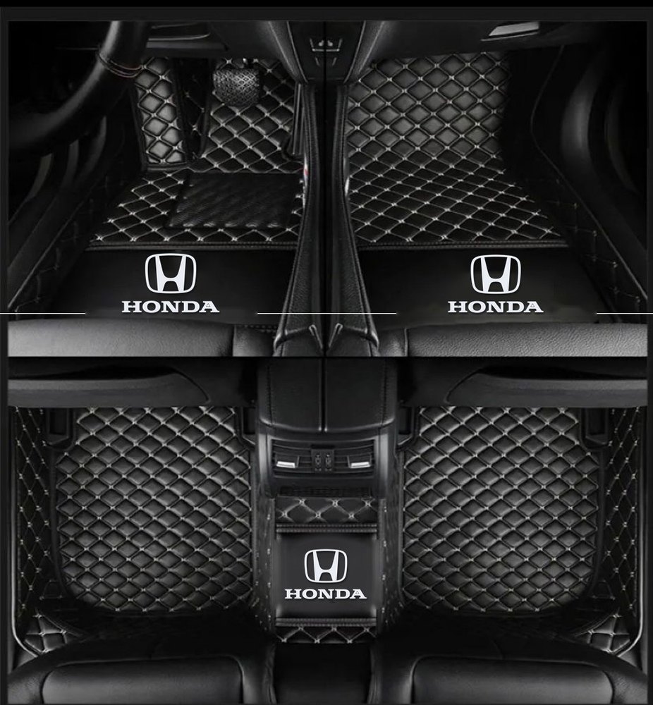 Tapis 8D Plus (Noir/Beige) pour Honda HR-V