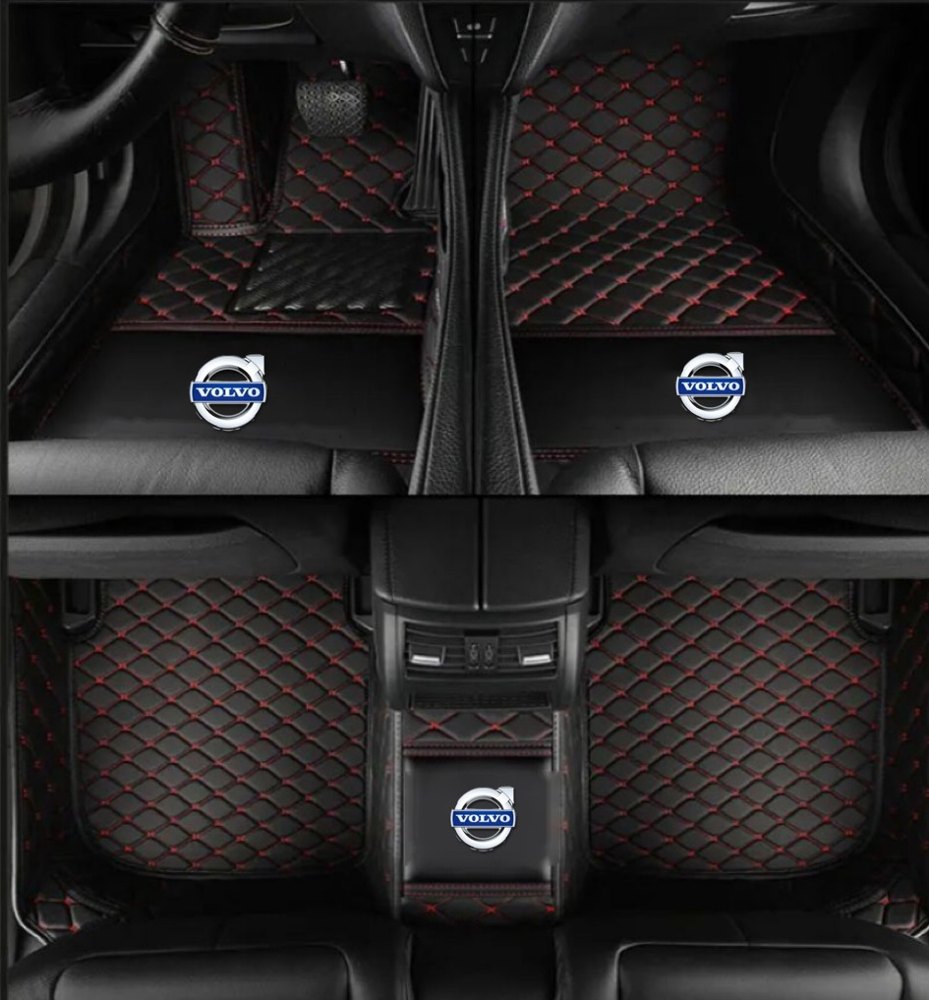 Tapis 8D Plus (Noir/Rouge) pour Volvo XC40
