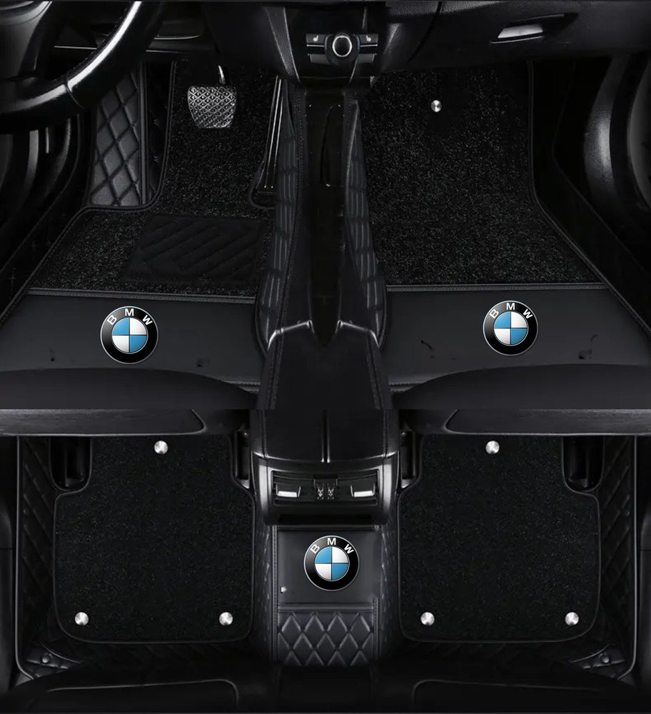 Double Tapis 9D (Noir/Noir) + Tapis Noir pour BMW X2