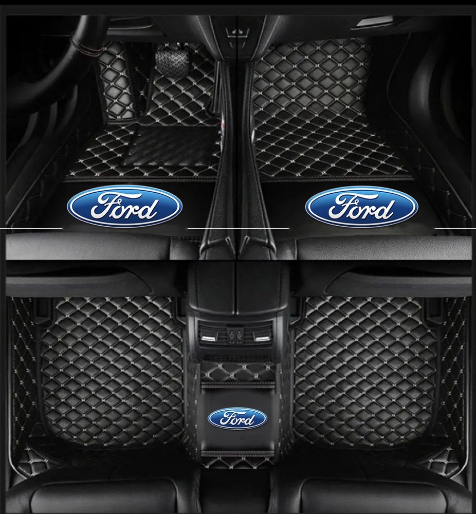 Tapis 8D Plus (Noir/Beige) pour Ford Focus
